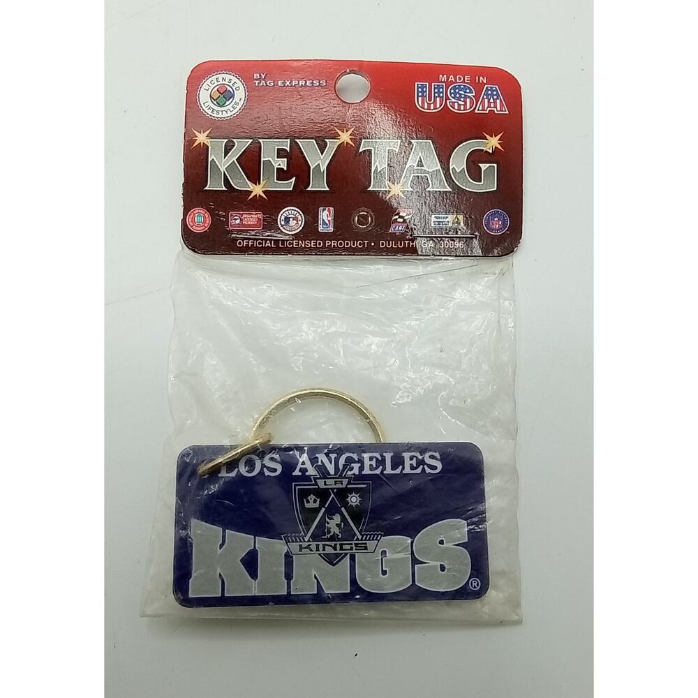 Vintage Tag Express Los Angeles Kings NHL Key Tag Key Chian